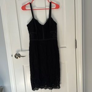 Express Black Lace Dress